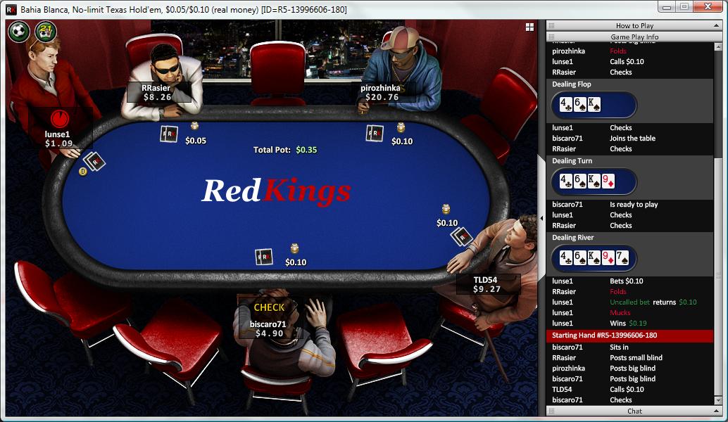Screenshot Red Kings Poker